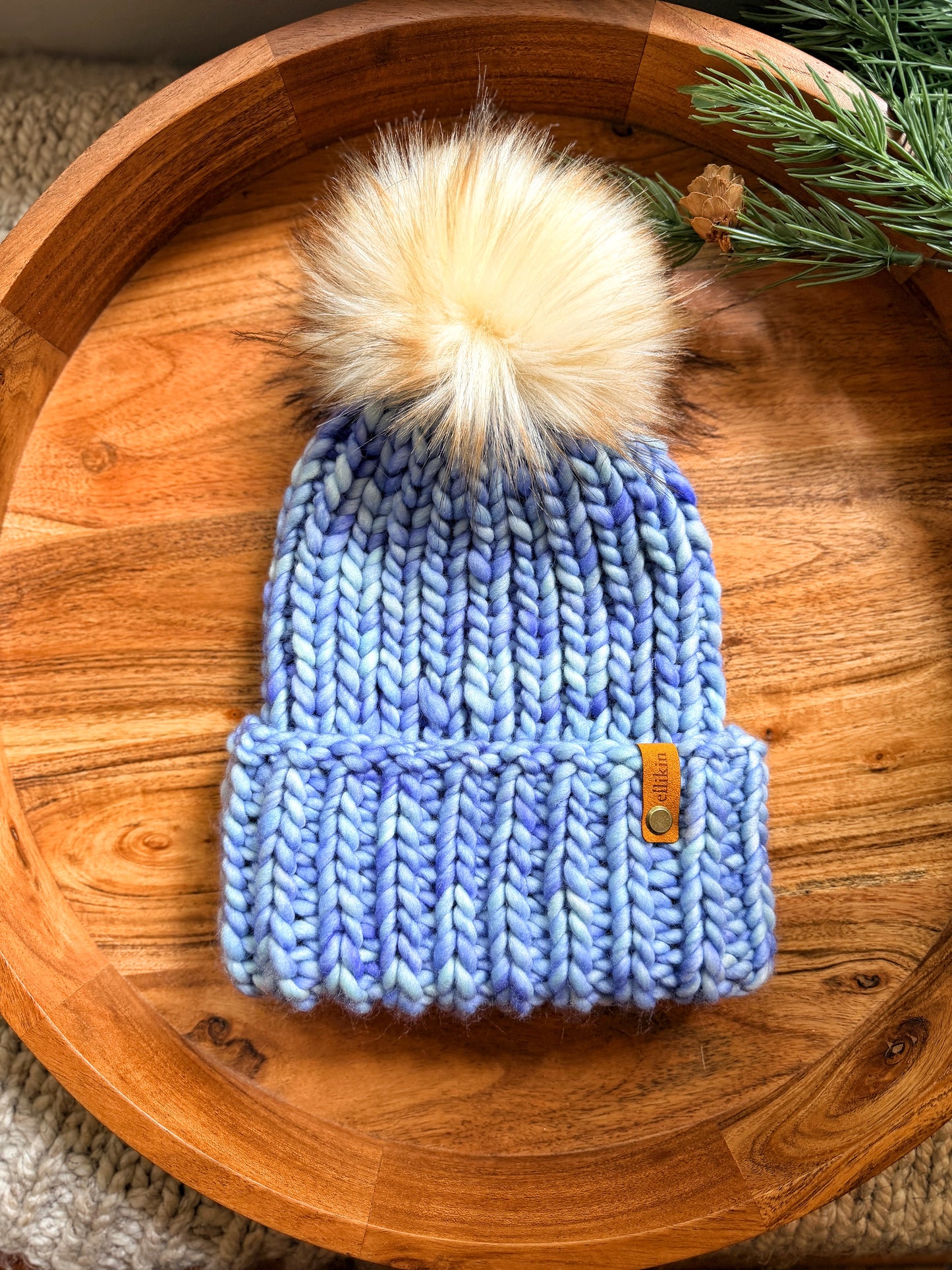 Lakeside Trail Beanie in Aquamarine
