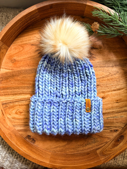 Lakeside Trail Beanie in Aquamarine