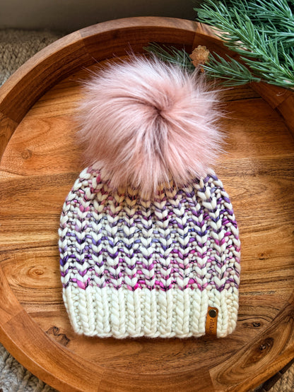 Riverbend Beanie in Natural/Glaze