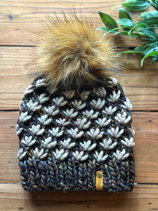 Lotus Flower Beanie in Woodland/WG