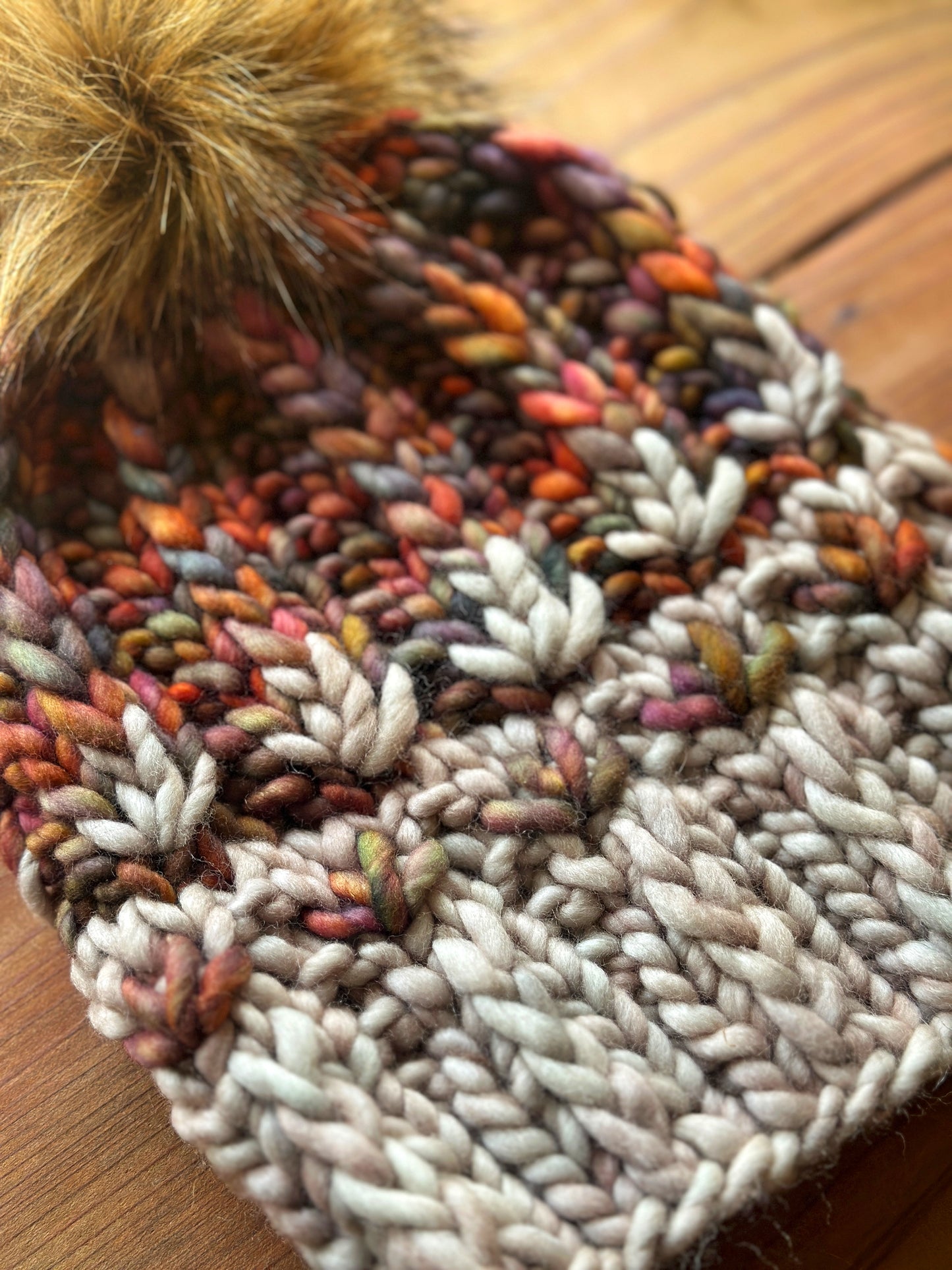Mirror Pond Beanie in Whole Grain/Piedras