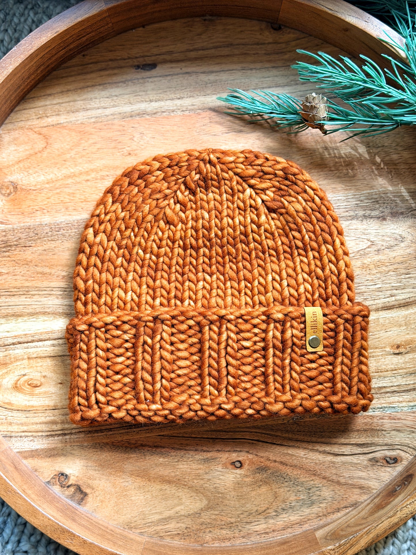 Alpine Trail Beanie in Caramel