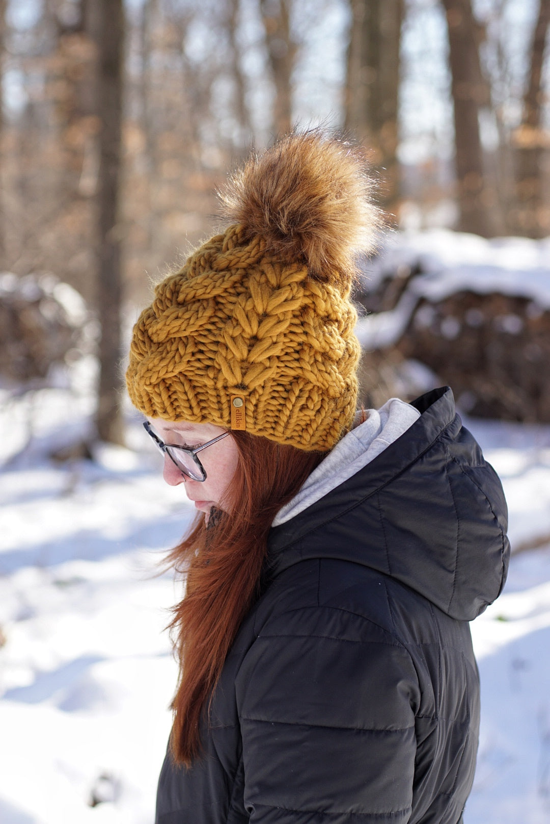 Ammil Beanie in Ochre