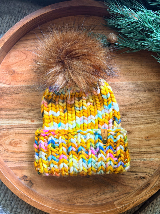 Lakeside Trail Beanie in Fools Gold