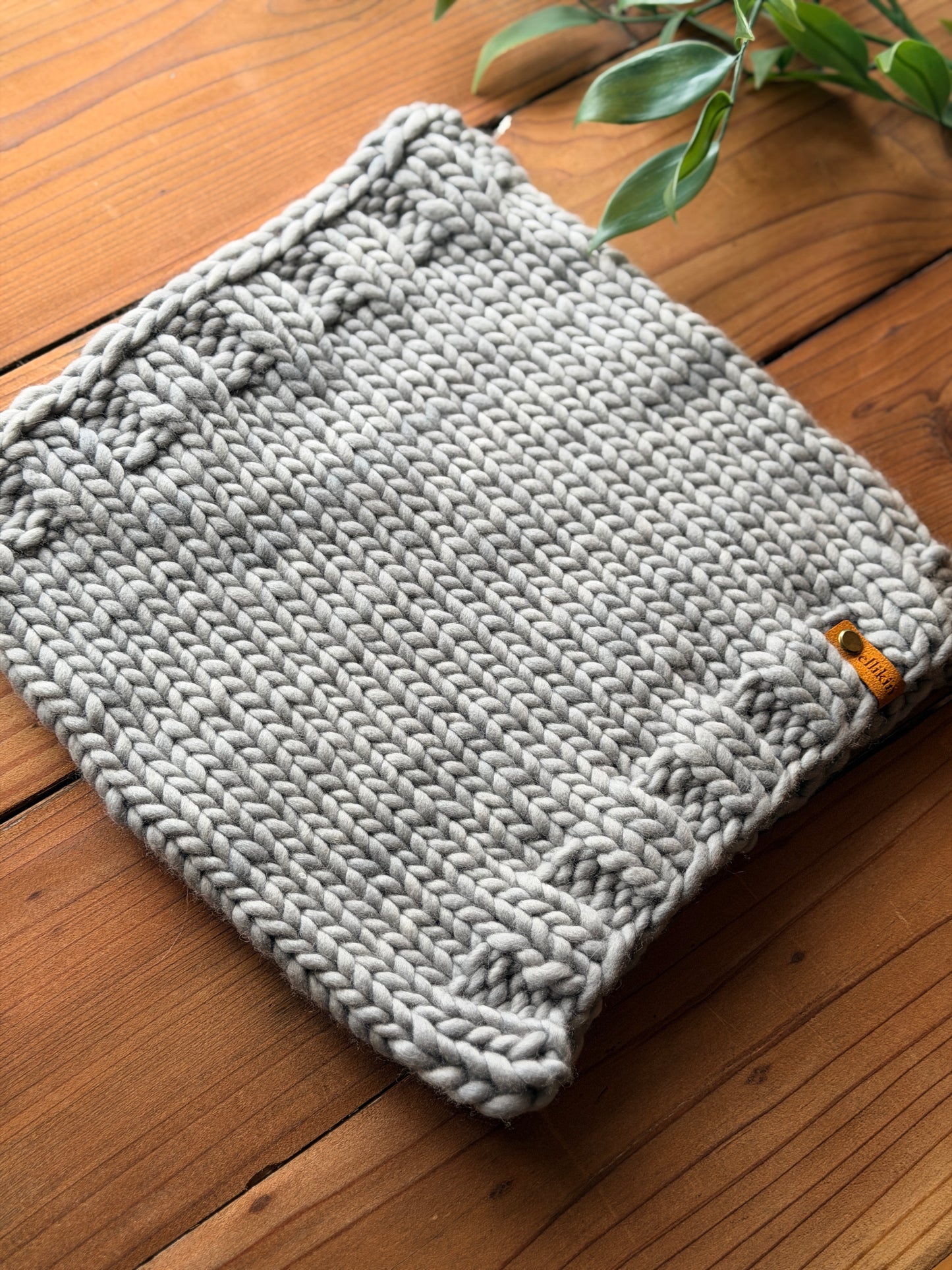 Alpine Trail Cowl in Cape Cod Gray