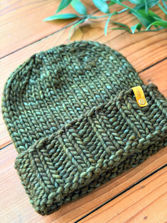 Alpine Trail Beanie in Olive