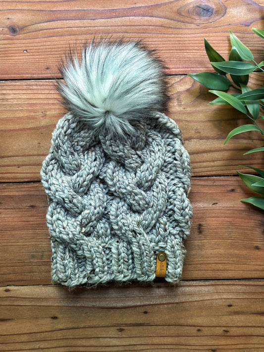 Monster Cables Beanie in Grey Marble
