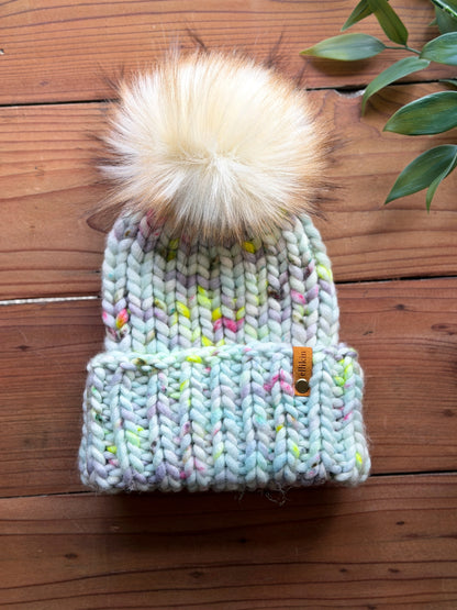 Lakeside Trail Beanie in Seaglass