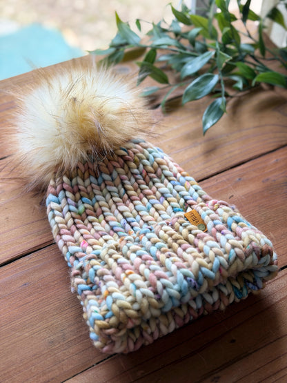 Lakeside Trail Beanie in Desert Rose