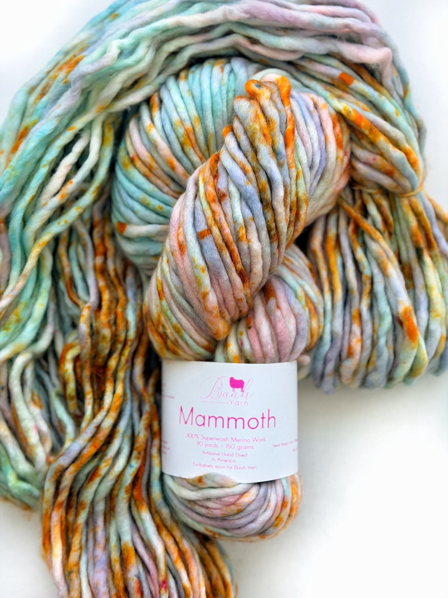 Baah Mammoth in Cotton Candy Clouds