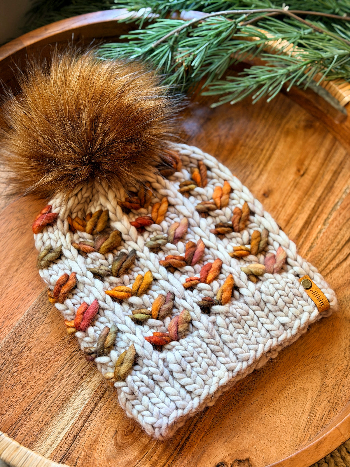 Cora Beanie in Fog/Piedras