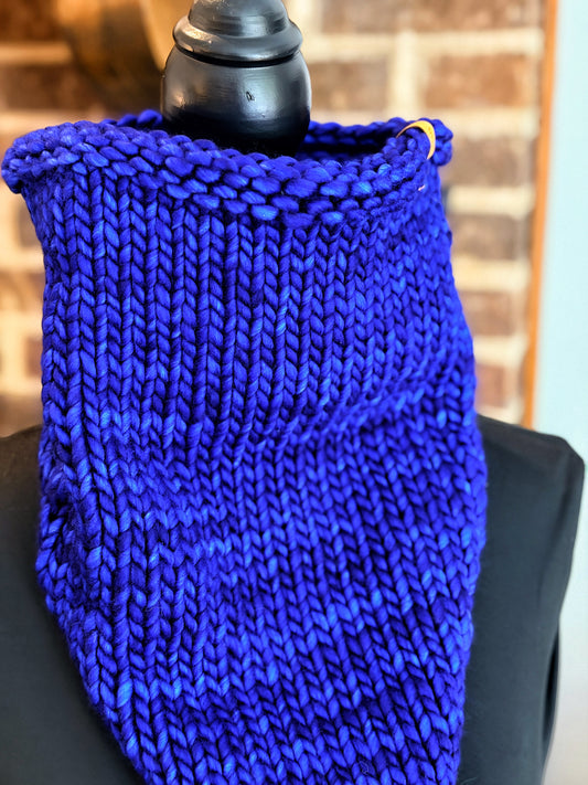 Cowl-Danna in Matisse Blue