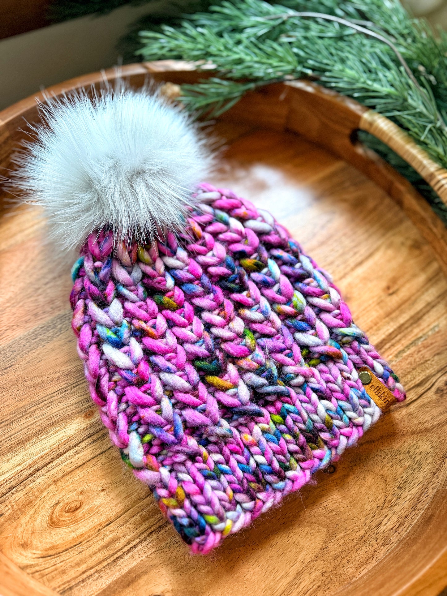 Braided Hearts Beanie in Feb 20'