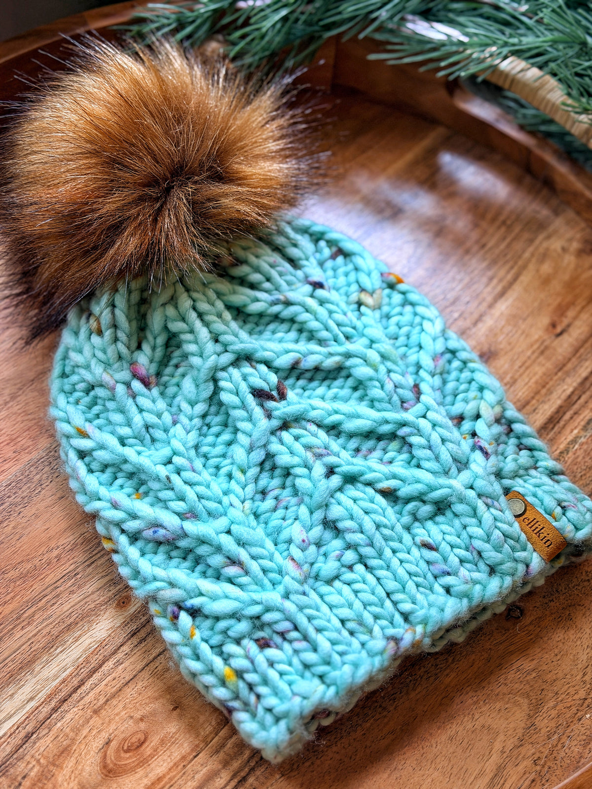 Frondescense Beanie in Pure Patina