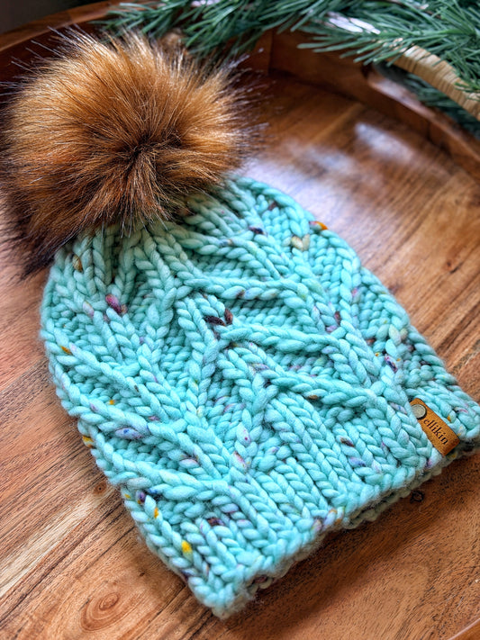 Frondescense Beanie in Pure Patina