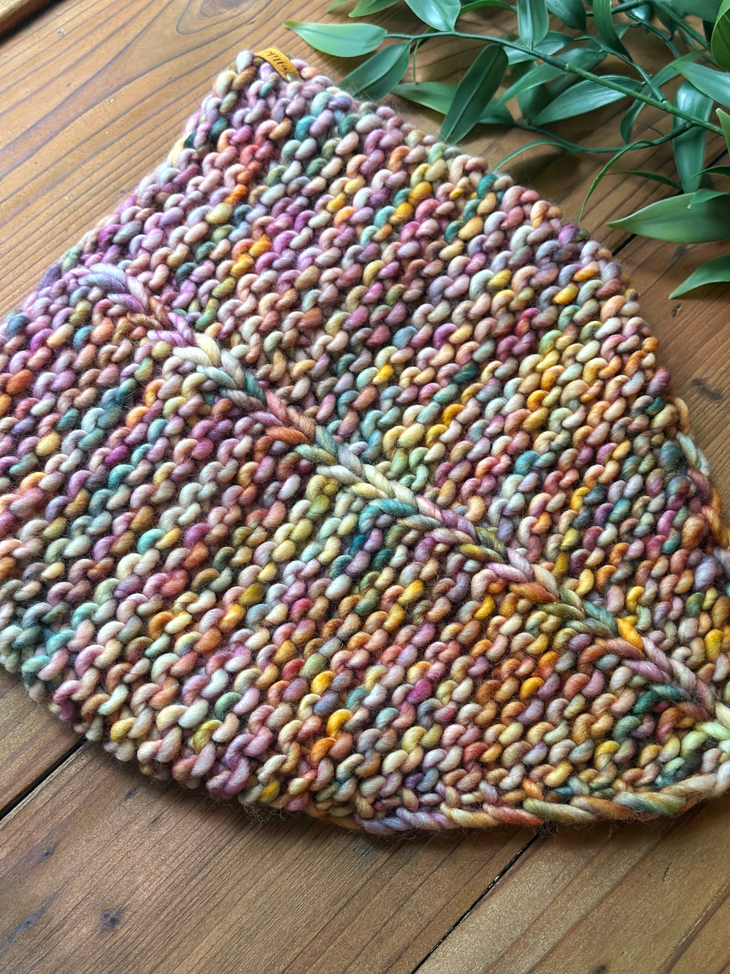 Pamn Bandana Cowl in Dancing Leaves
