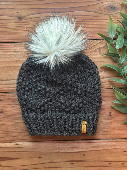 Etta Beanie in Charcoal