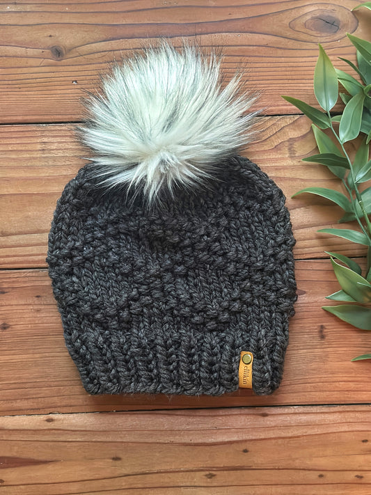 Etta Beanie in Charcoal