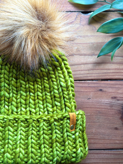 Lakeside Trail Beanie in Lettuce