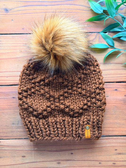 Etta Beanie in Gingerbread