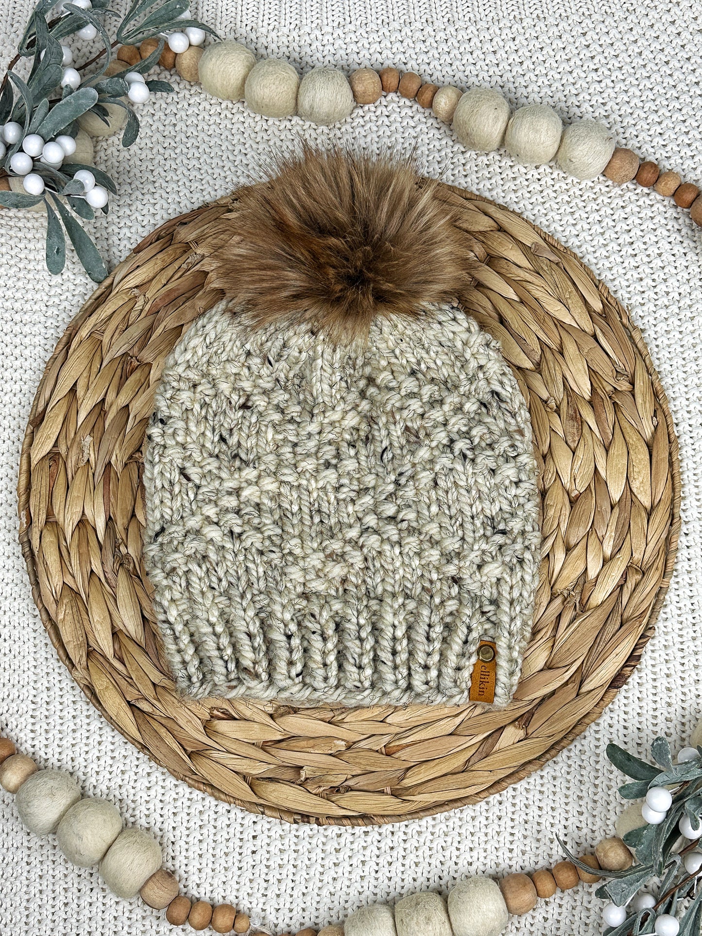 Etta Beanie in Oatmeal