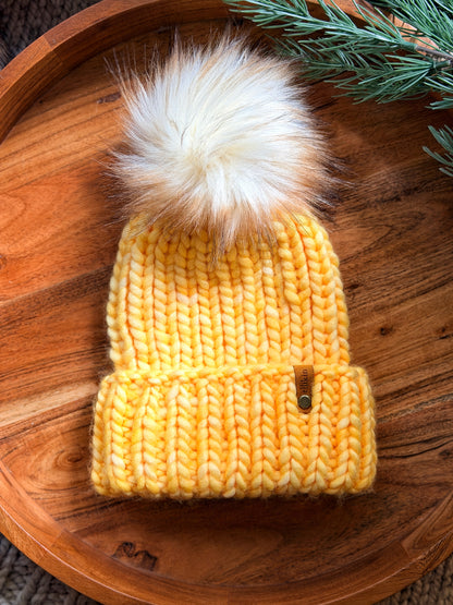 Lakeside Trail Beanie in Butter