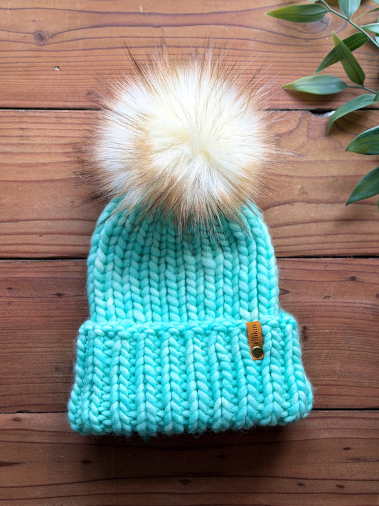 Lakeside Trail Beanie in Minty