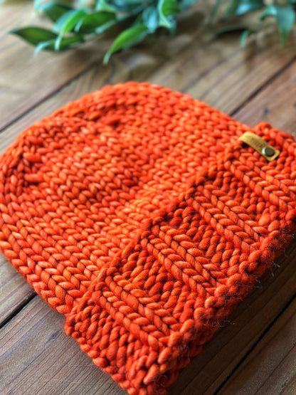 Alpine Trail Beanie in Glazed Carrot