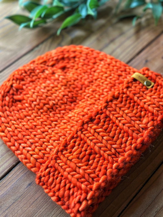 Alpine Trail Beanie in Glazed Carrot