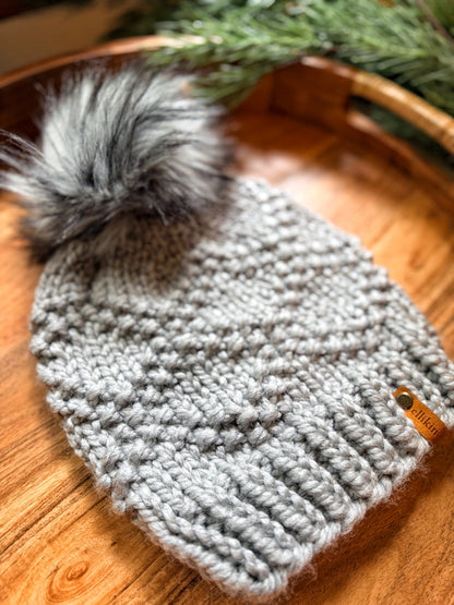 Etta Beanie in Sweatshirt Gray