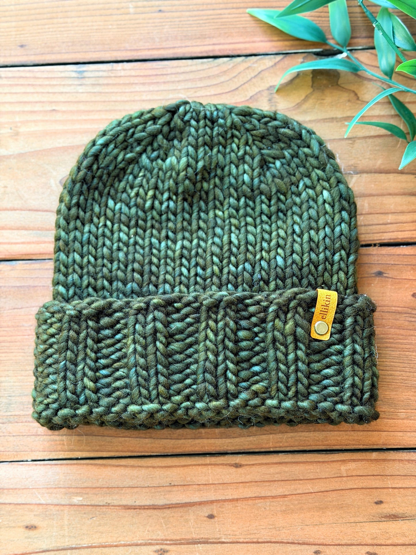 Alpine Trail Beanie in Olive