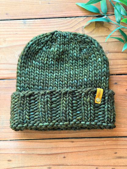 Alpine Trail Beanie in Olive