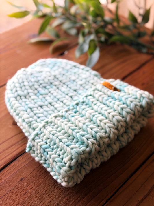 Lakeside Trail Beanie Knitting Pattern